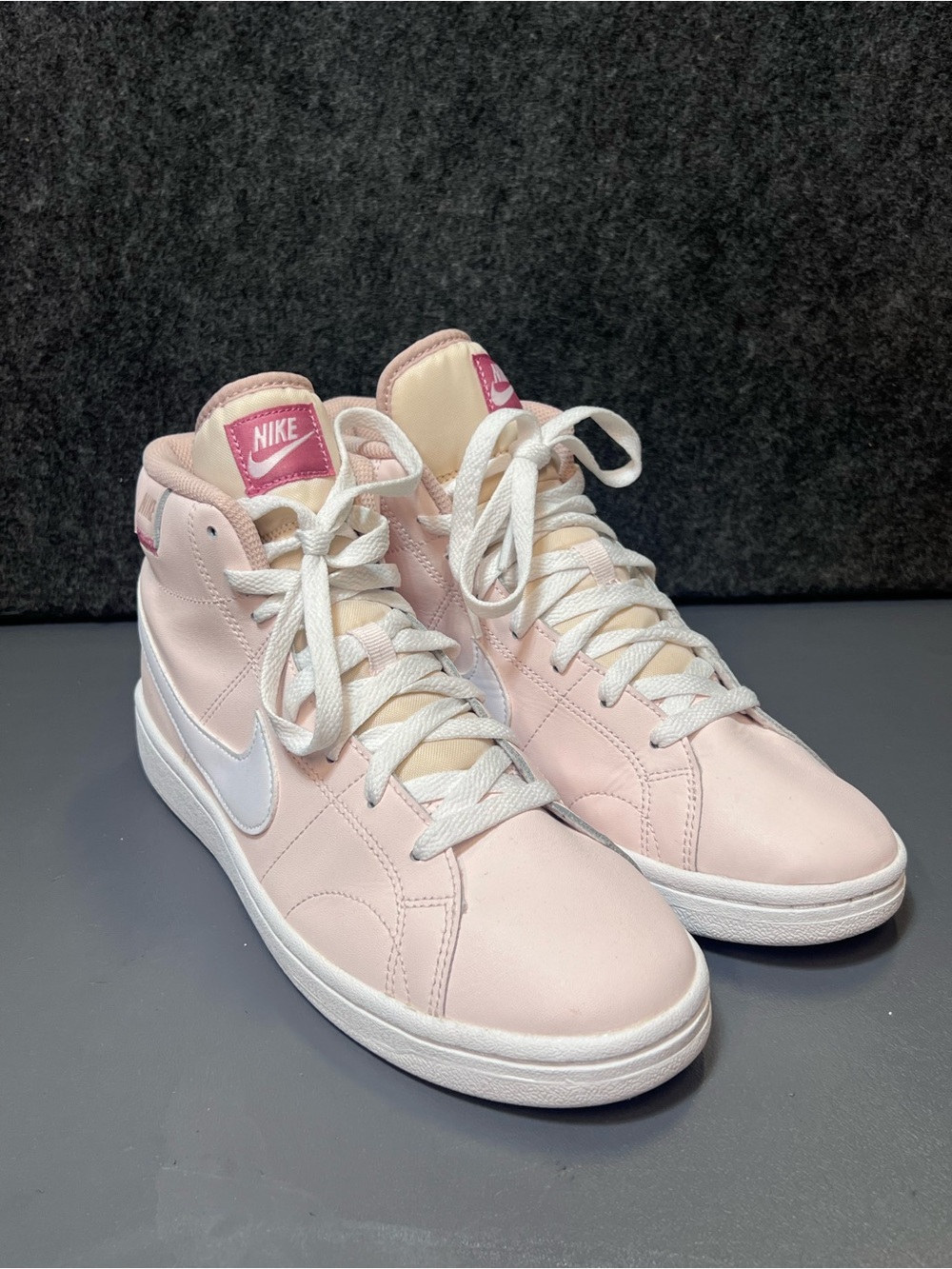 Nike Women's Court Royale 2 Mid 'Light Soft Pink' sneakers Size 8.5